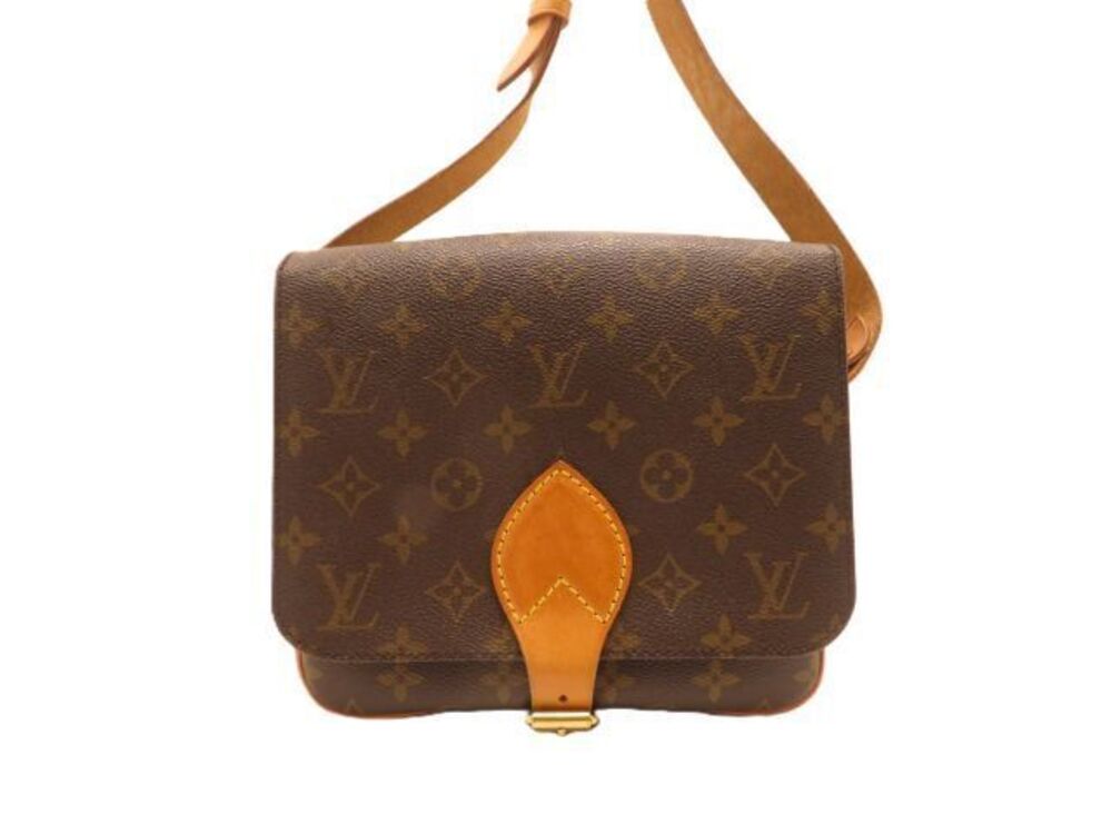 LOUIS VUITTON Bag Cartouchiere Monogram Shoulder Canvas Brown